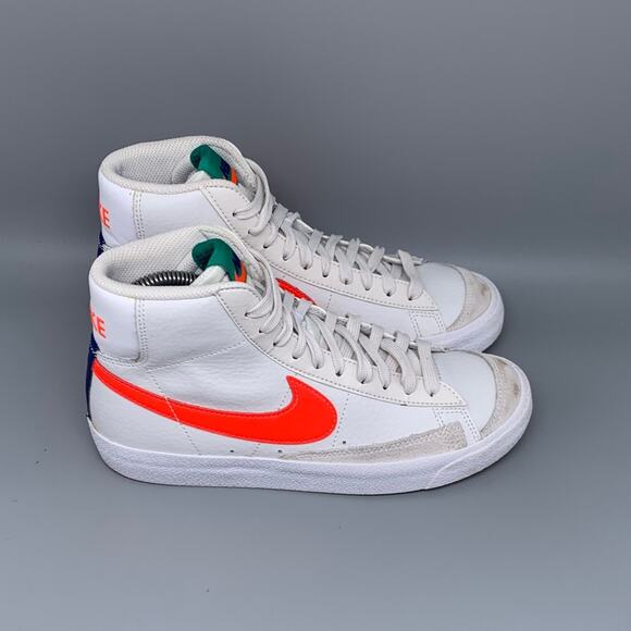 Nike Blazer Mid‎ 77 Crimson Skate Shoes DA4086-004 Men’s Sz 6Y / Women's Sz 7.5 - Picture 1 of 10